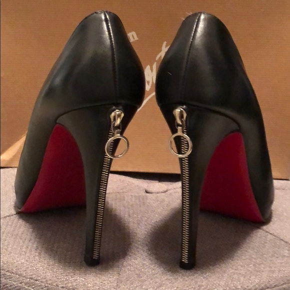 christian louboutin zipper heel